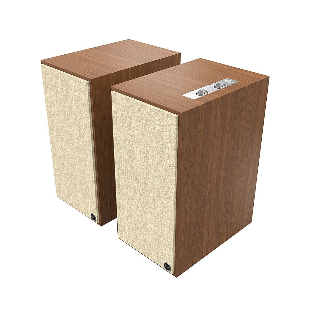Alt View 11. Klipsch - The Nines 8" Powered Speakers (Pair) - Walnut.