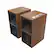 Left. Klipsch - The Sevens 6.5" Powered Speakers (Pair) - Walnut.