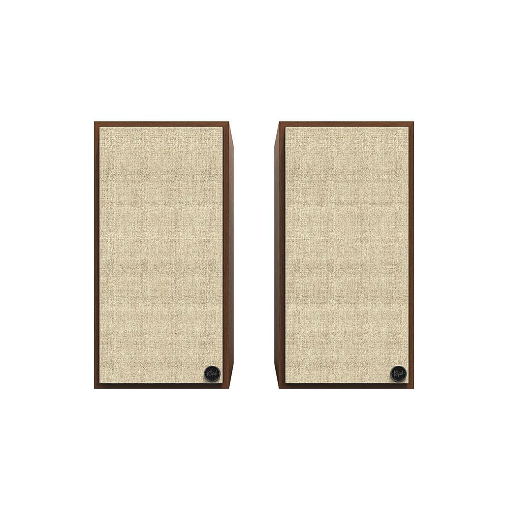 Front. Klipsch - The Sevens 6.5" Powered Speakers (Pair) - Walnut.