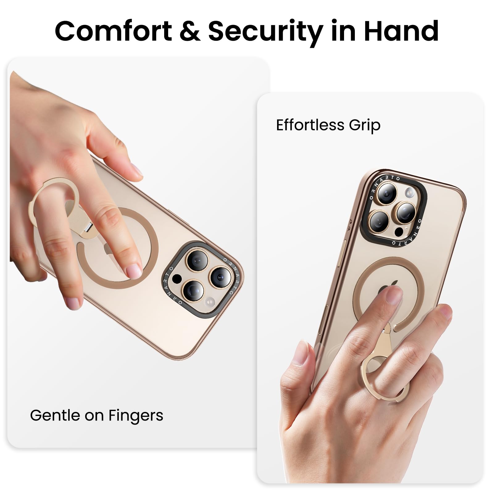 Comfort & Security in Hand

Effortless Grip

Gentle on Fingers