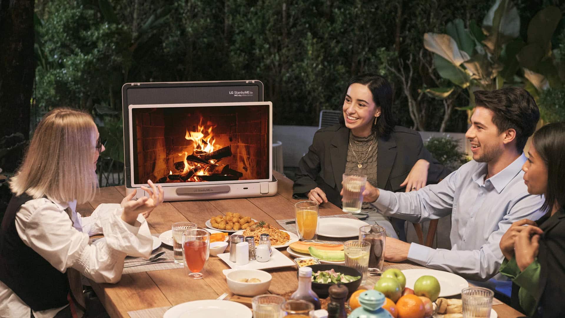 Alt View 26. LG - StanbyME Go 27” Class LED Full HD Smart webOS Touch Screen with Briefcase Design - Beige.