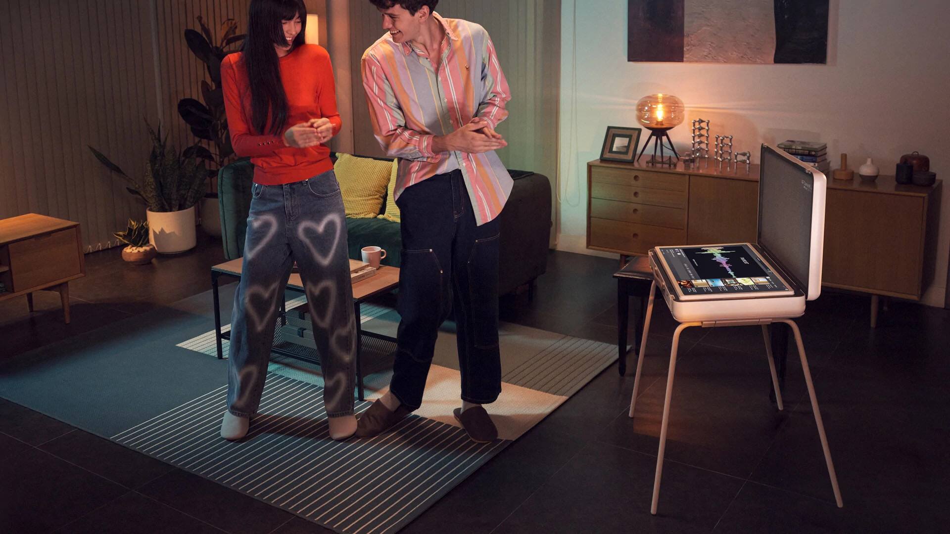 Alt View 32. LG - StanbyME Go 27” Class LED Full HD Smart webOS Touch Screen with Briefcase Design - Beige.