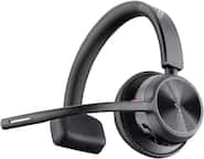 Front. Poly - Voyager 4310 Wireless Noise Cancelling Single Ear Headset with mic - Black.