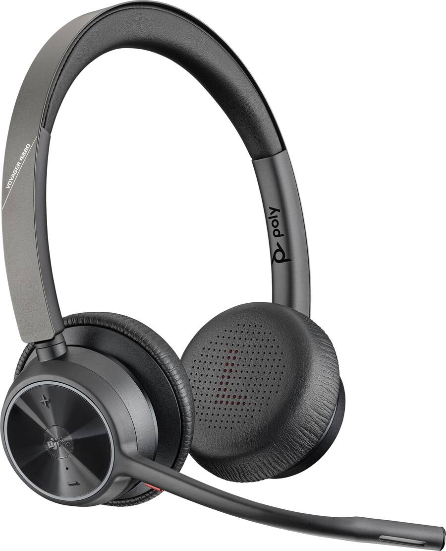 Poly Voyager 4320 Wireless Noise Cancelling Stereo Headset Poly Voyager 4320 Wireless Noise Cancelling Stereo Headset