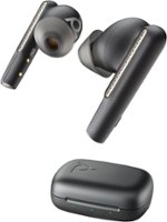 HP - Poly Voyager Free 60 True Wireless Earbuds with Active Noise Canceling - Black - Front_Zoom
