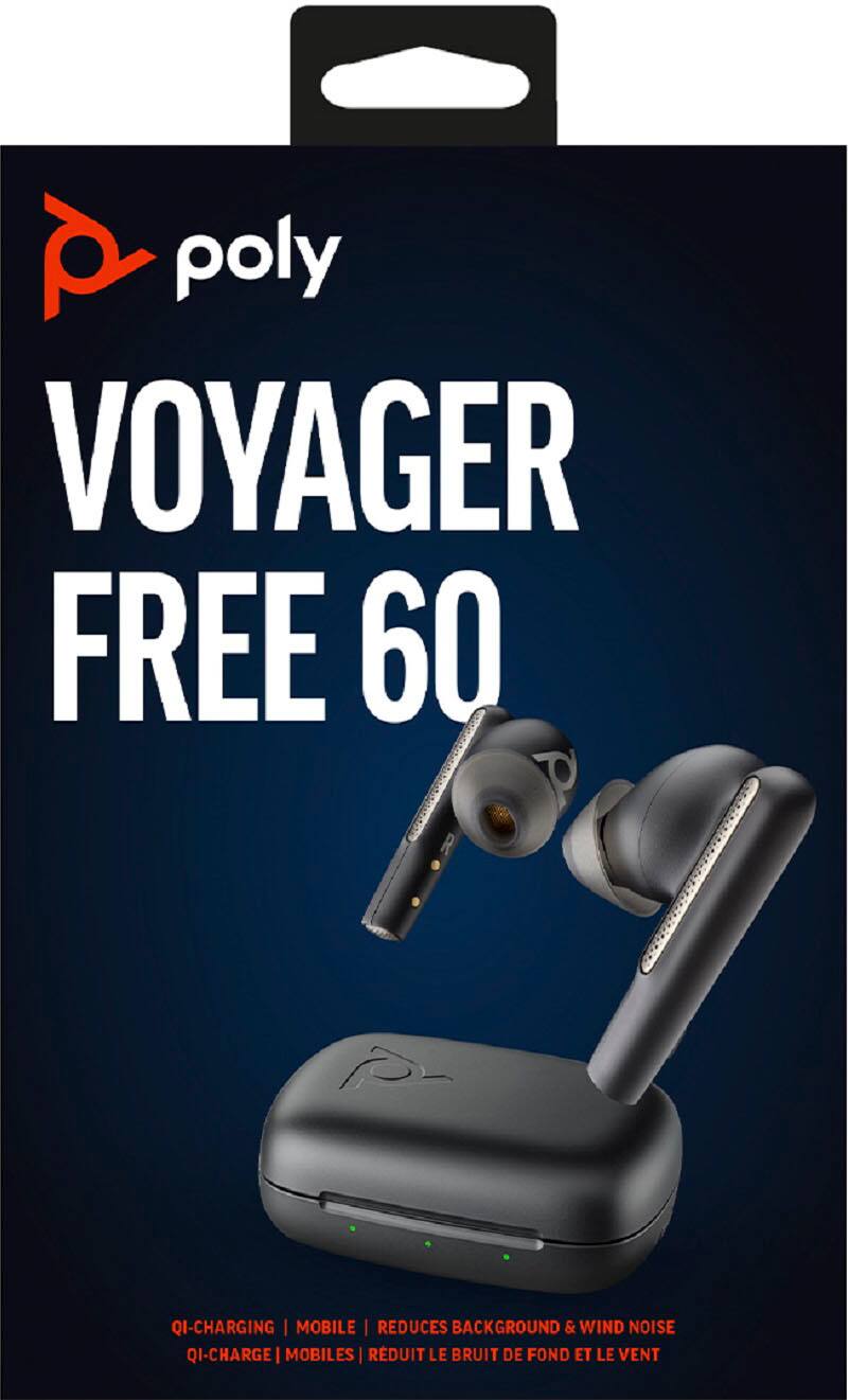 Poly Voyager Free 60 P QI-Charging | Mobile | Reduces Background & Wind Noise QI-Charge | Mobiles | Reduit le bruit de fond et le vent.