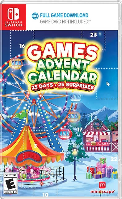 Games Advent Calendar 25 Days 25 Surprises Nintendo Switch Best Buy