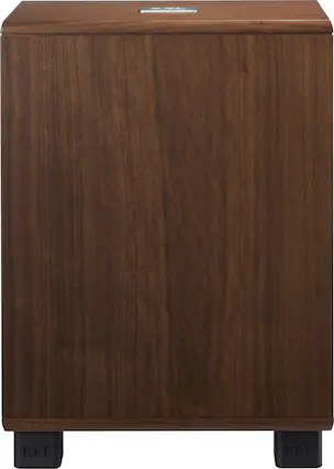 Front. REL - Classic 98 Subwoofer - Walnut.