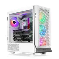 Thermaltake - Apollo i477T Gaming Desktop-14th Gen Intel Core i9-14900KF - 32GB Memory - NVIDIA GeForce RTX 4070 Ti - 2TB M.2 NVMe M.2 - White - Front_Zoom