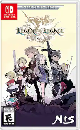 Front. Koei Tecmo - The Legend of Legacy HD Remastered. - E10+ (Everyone 10+)