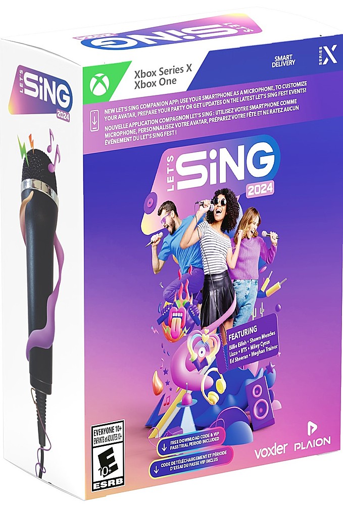 Let's Sing 2024 + 1 Microfono, Videogame, SWITCH
