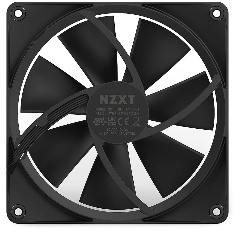 Customer Reviews: NZXT F140 RGB 140mm Computer Case Fan with Fluid ...