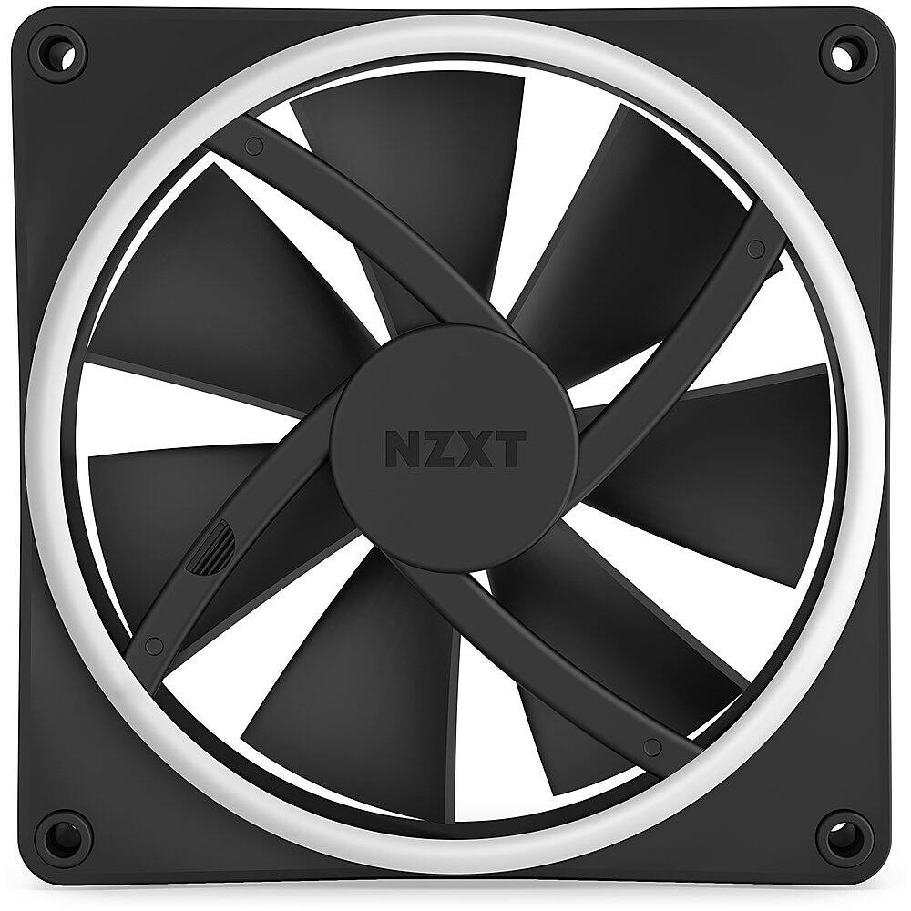 Alt View 15. NZXT - F140 Duo RGB 140mm Computer Case Fan with Fluid Dynamic Bearings - Black.