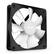 Alt View 11. NZXT - F120 Core RGB 120mm Computer Case Fan with RGB Controller and Fluid Dynamic Bearings (3-pack) - Black.