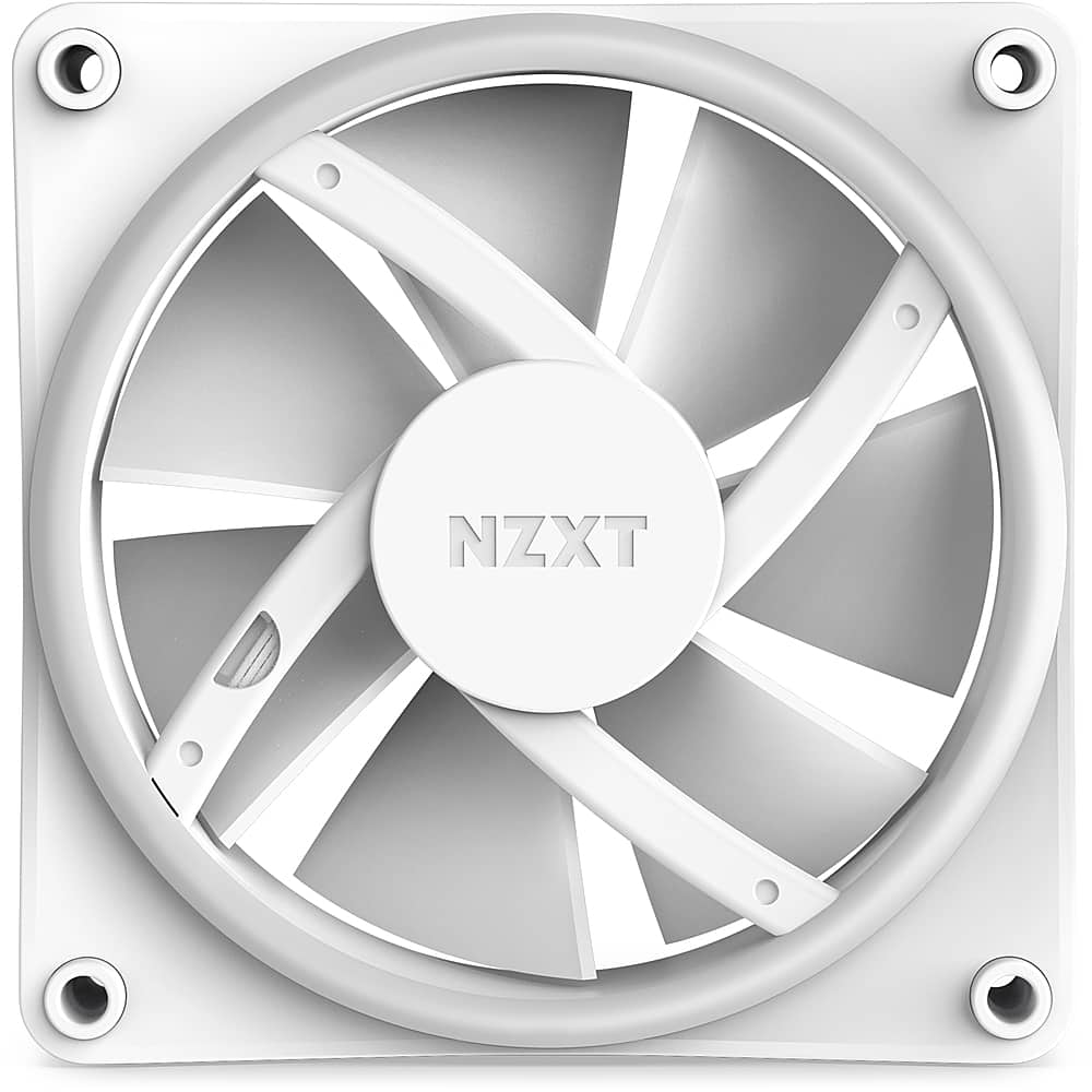 Alt View 15. NZXT - F120 Duo RGB 120mm Computer Case Fan with Fluid Dynamic Bearings - White.