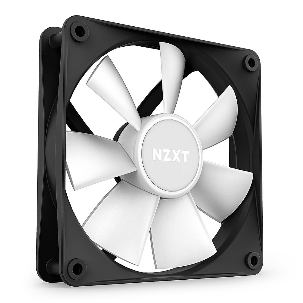 Alt View 13. NZXT - F120 Core RGB 120mm Computer Case Fan with Fluid Dynamic Bearings - Black.