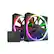Front. NZXT - F140 RGB 140mm Computer Case Fan with RGB Controller and Fluid Dynamic Bearings (2-pack) - Black.