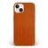 Front. Bluebonnet - Leather Case with MagSafe for Apple iPhone 14 - Saddle Tan.