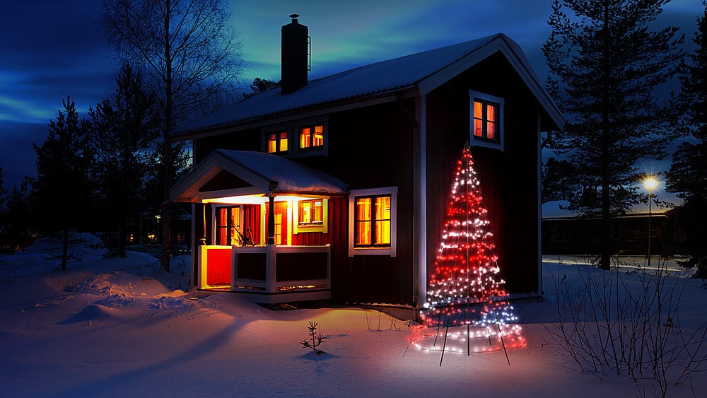 Alt View 12. Twinkly - Smart Light Tree 10ft 450 RGB+W LED - Multi.