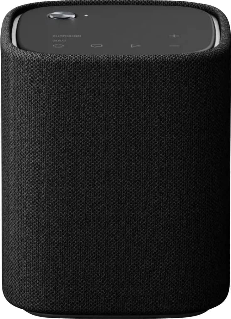 Yamaha - True X Speaker 1A Surround Rear Channel Speaker, Wireless and Portable - Black - Front_Zoom