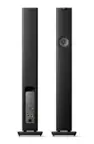 Front. KEF - LS60 Wireless Floorstanding Speakers (Pair) - Black.