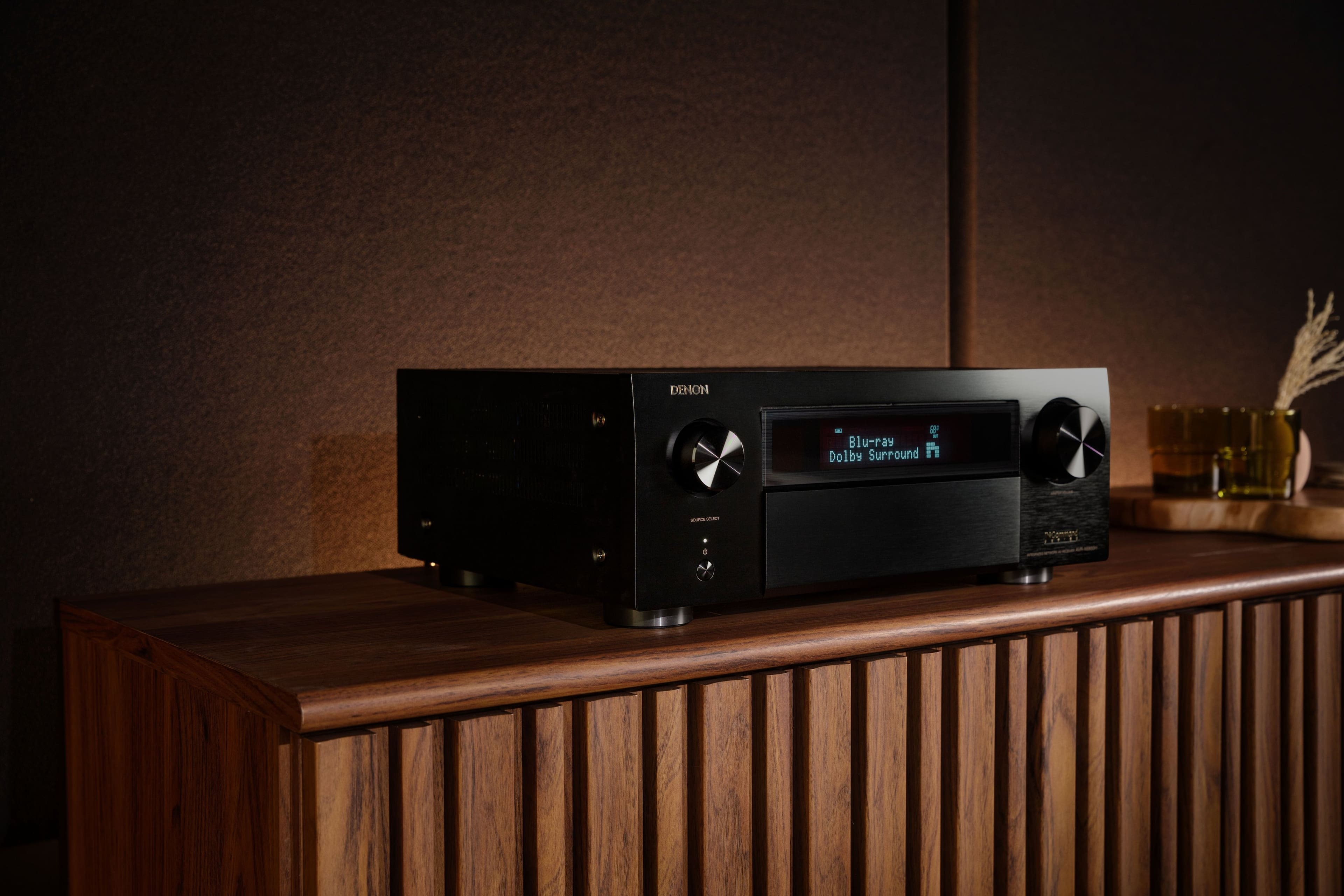 Alt View 12. Denon - AVR-X6800H 140W 11.4-Ch. Home Theater AV Receiver - Black.