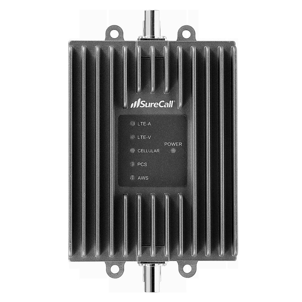 Angle View: SureCall - Fusion2Go OTR - Cell Phone Signal Booster for Trucks, Work Vans, Fleets, RVs and Large Vehicles - Black