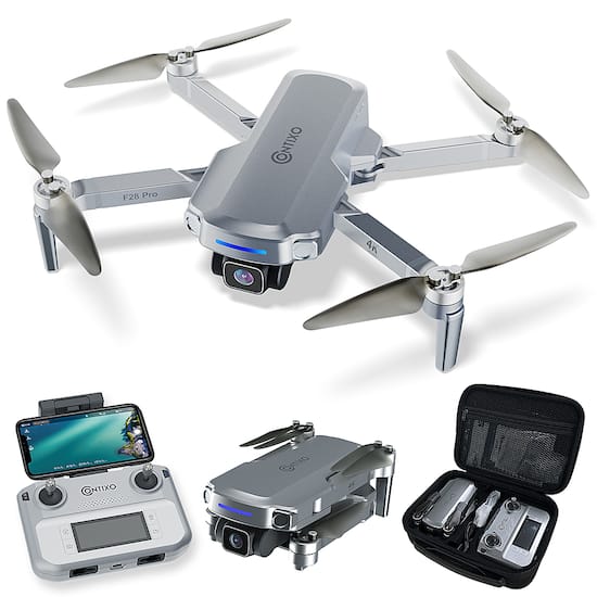 Contixo F28 Pro Gimbal Drone with Remote Controller Silver F28 Pro