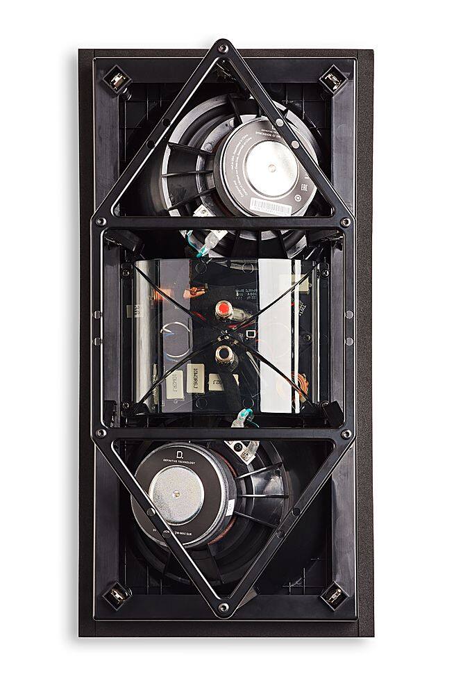 Back. Definitive Technology - Dymension CI MAX Series Dual 5.25” In-Wall Bipolar Surround Speaker (Each) - Black.