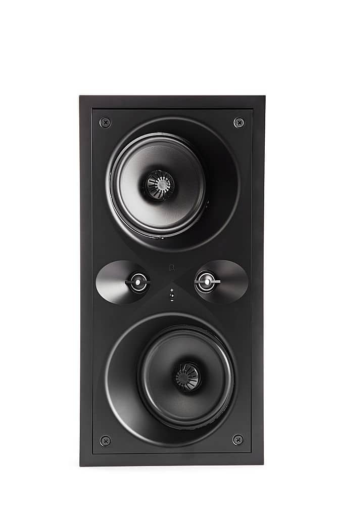 Front. Definitive Technology - Dymension CI MAX Series Dual 5.25” In-Wall Bipolar Surround Speaker (Each) - Black.