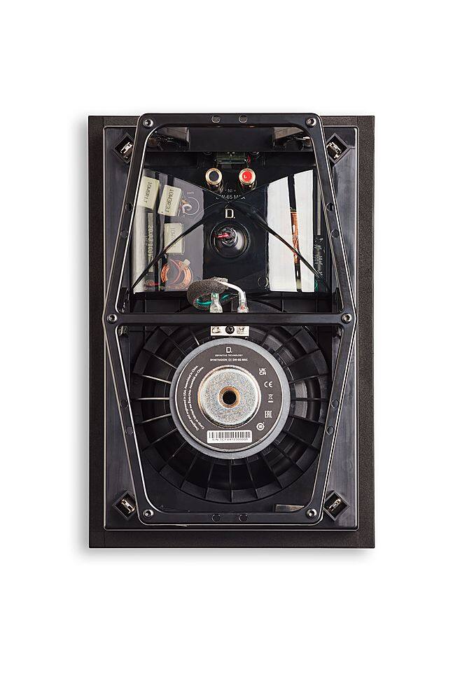 Back. Definitive Technology - Dymension CI MAX Series 6.5” In-Wall Speaker (Each) - Black.