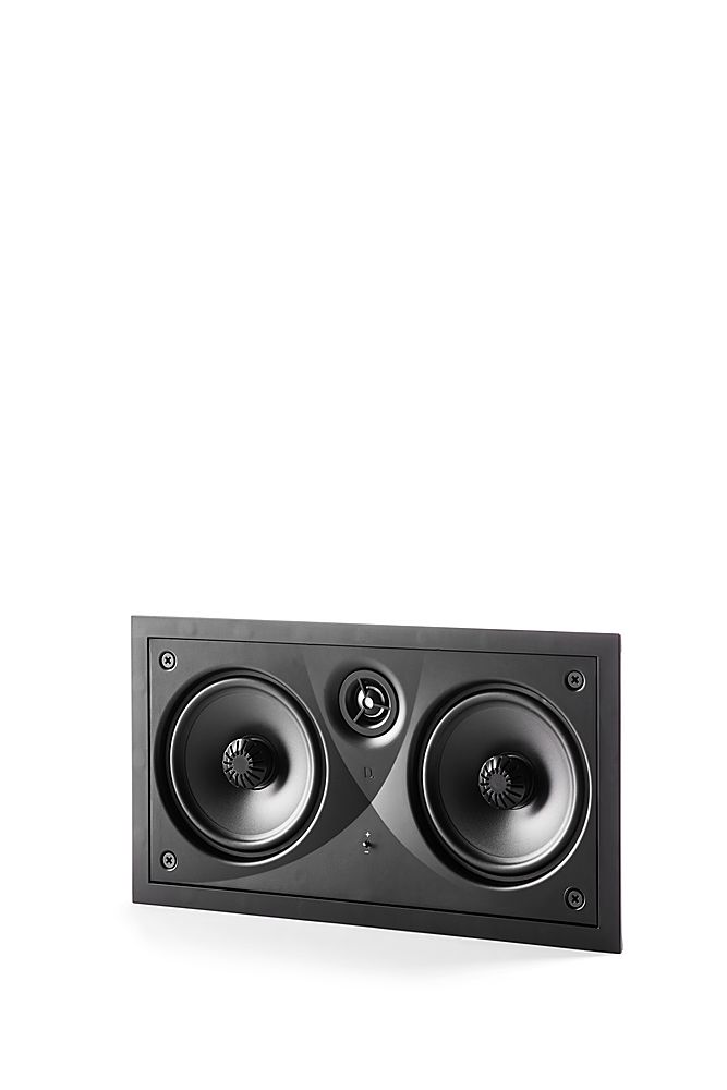 Left View: Definitive Technology - Dymension CI MAX Dual Series 5.25” In-Wall LCR Speaker (Each) - Black