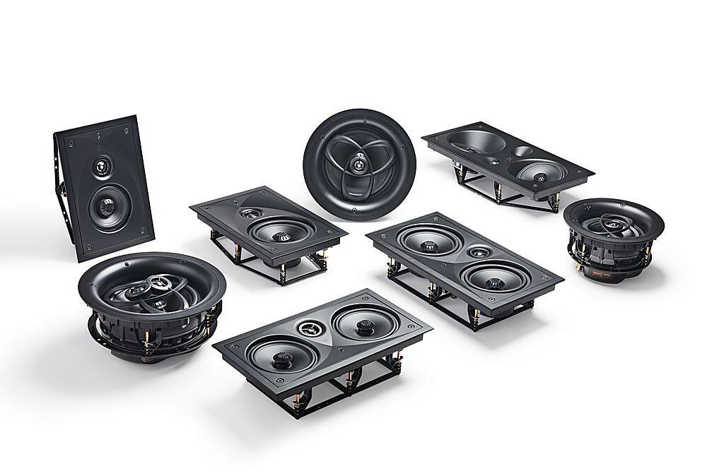 Alt View 13. Definitive Technology - Dymension CI MAX Series 4.5” In-Wall Speaker (Each) - Black.