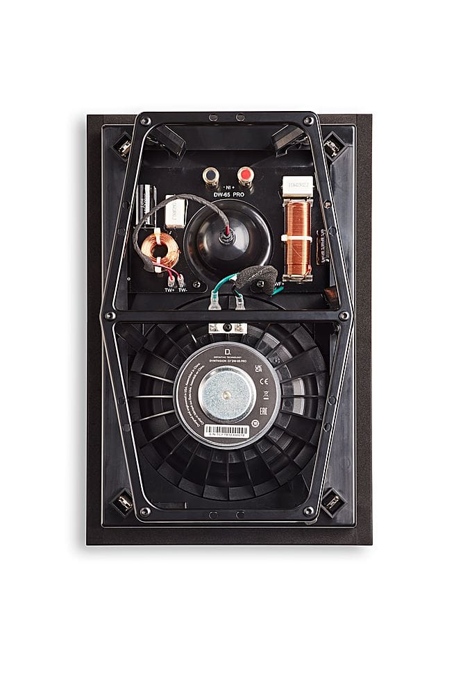 Back View: Definitive Technology - Dymension CI PRO Series 6.5” In-Wall Speaker (Each) - Black