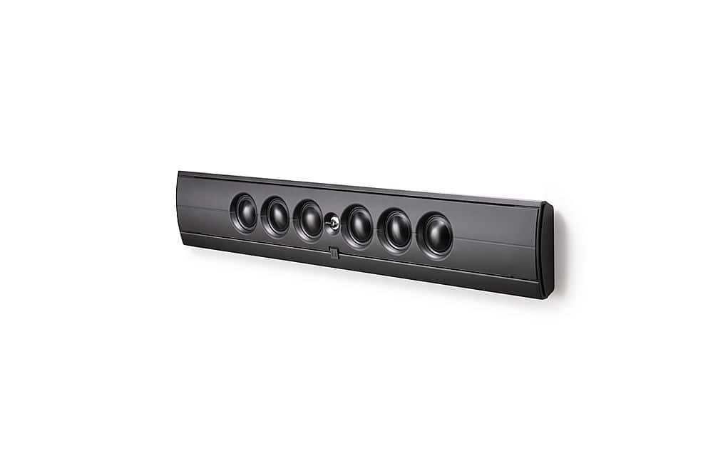 Front. Definitive Technology - Mythos LCR-75 On-Wall Speaker (Each) - Black.