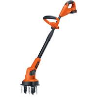 Black+Decker - MAX 20V Lithium Cultivator/Tiller (1 x 20V Battery and 1 x Charger) - Orange, Black - Front_Zoom