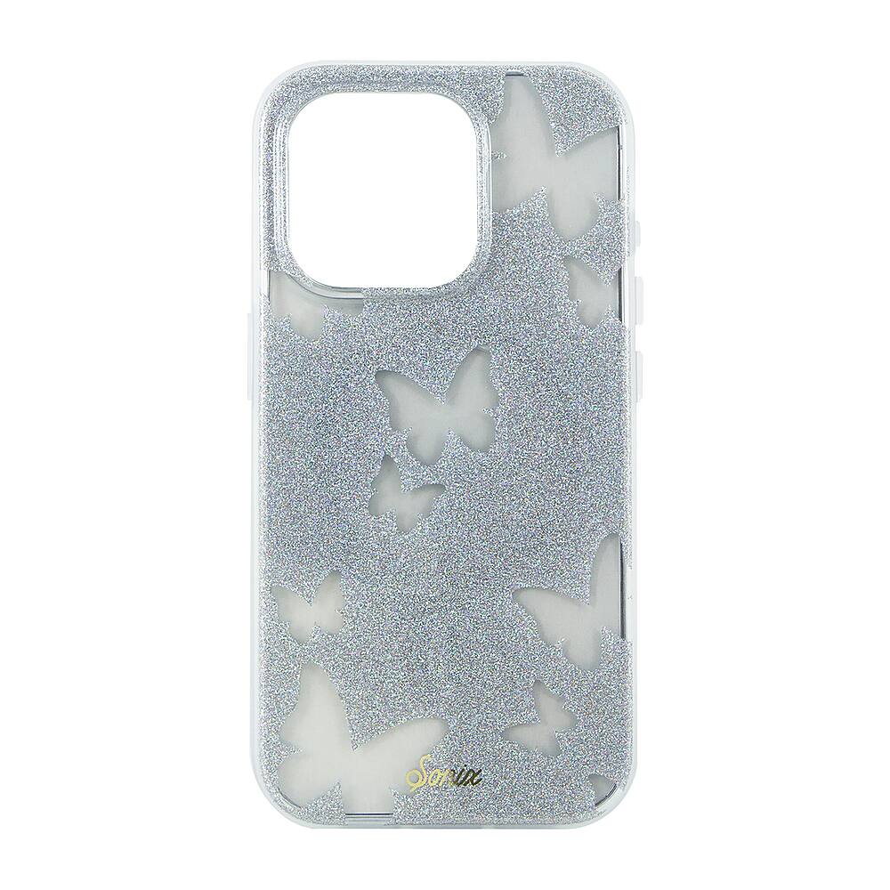 Sonix - Magsafe case for Apple iPhone 15 Pro Glitter - Mariposa Silver - Front_Zoom