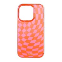 Sonix Magsafe case for Apple iPhone 15 Pro- Checkmate Orange - Pink - Front_Zoom