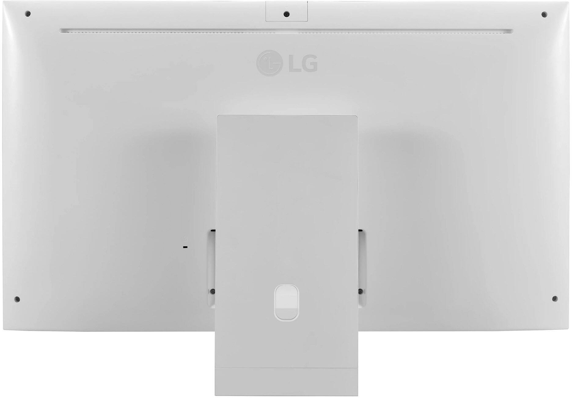 Back. LG - 43" IPS 4K UHD 60Hz Smart Monitor (HDMI, USB-C) - Black.