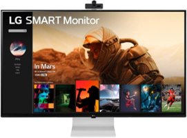 LG - 43" IPS 4K UHD 60Hz Smart Monitor (HDMI, USB-C) - Black - Front_Zoom