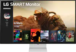 LG - 43" IPS 4K UHD 60Hz Smart Monitor (HDMI, USB-C) - Black