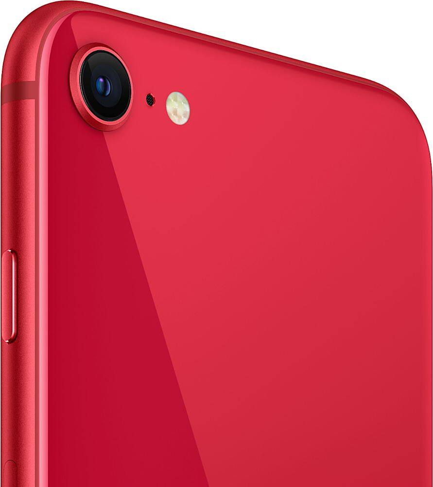 Alt View 13. Apple - Geek Squad Certified Refurbished iPhone SE (2nd generation) 64GB (Unlocked) - (PRODUCT)RED.