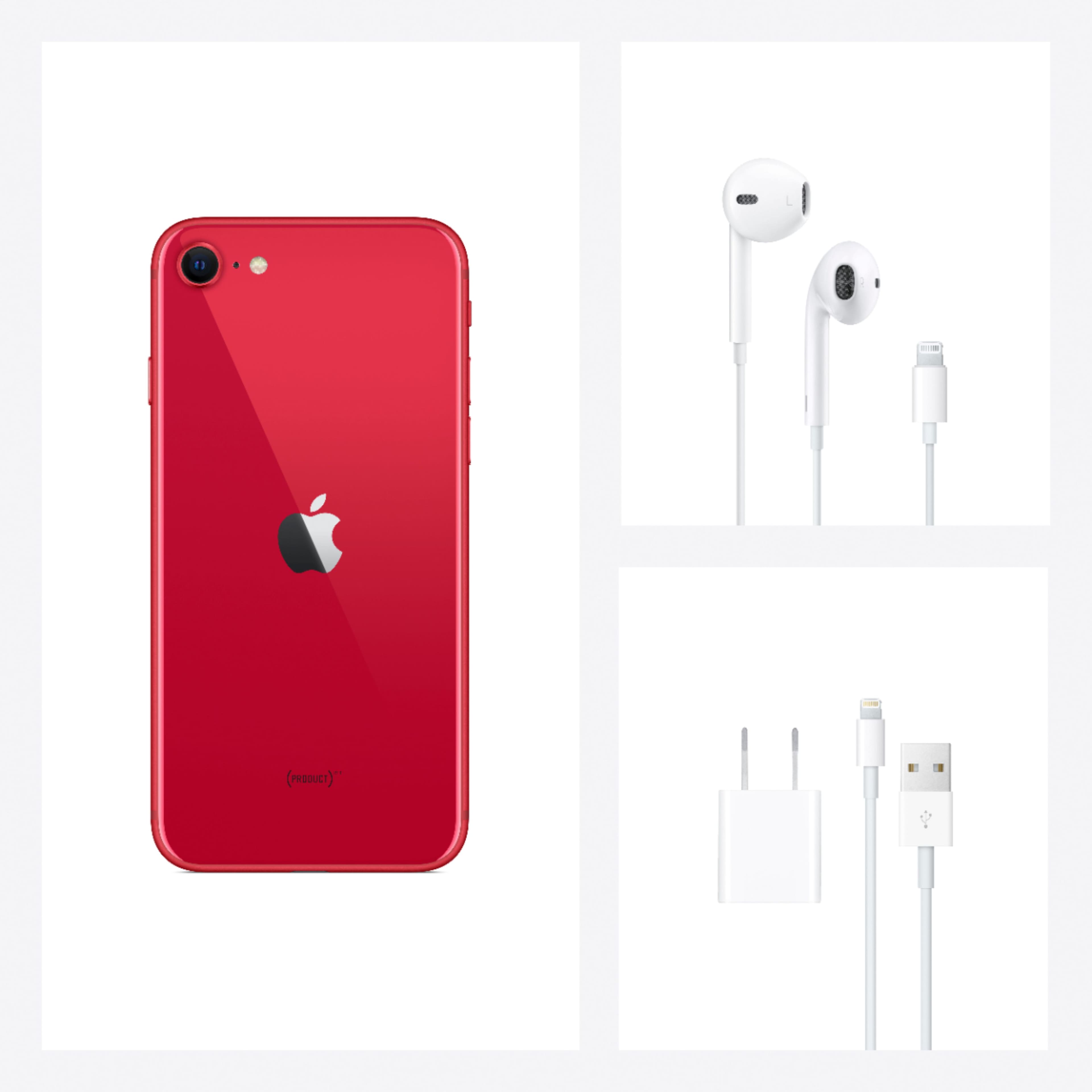 Restored Apple iPhone XR 64GB Red Fully Unlocked Smartphone (Refurbished)