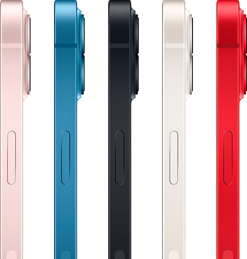 Alt View 14. Apple - Geek Squad Certified Refurbished iPhone 13 5G 128GB (Unlocked) - Midnight.