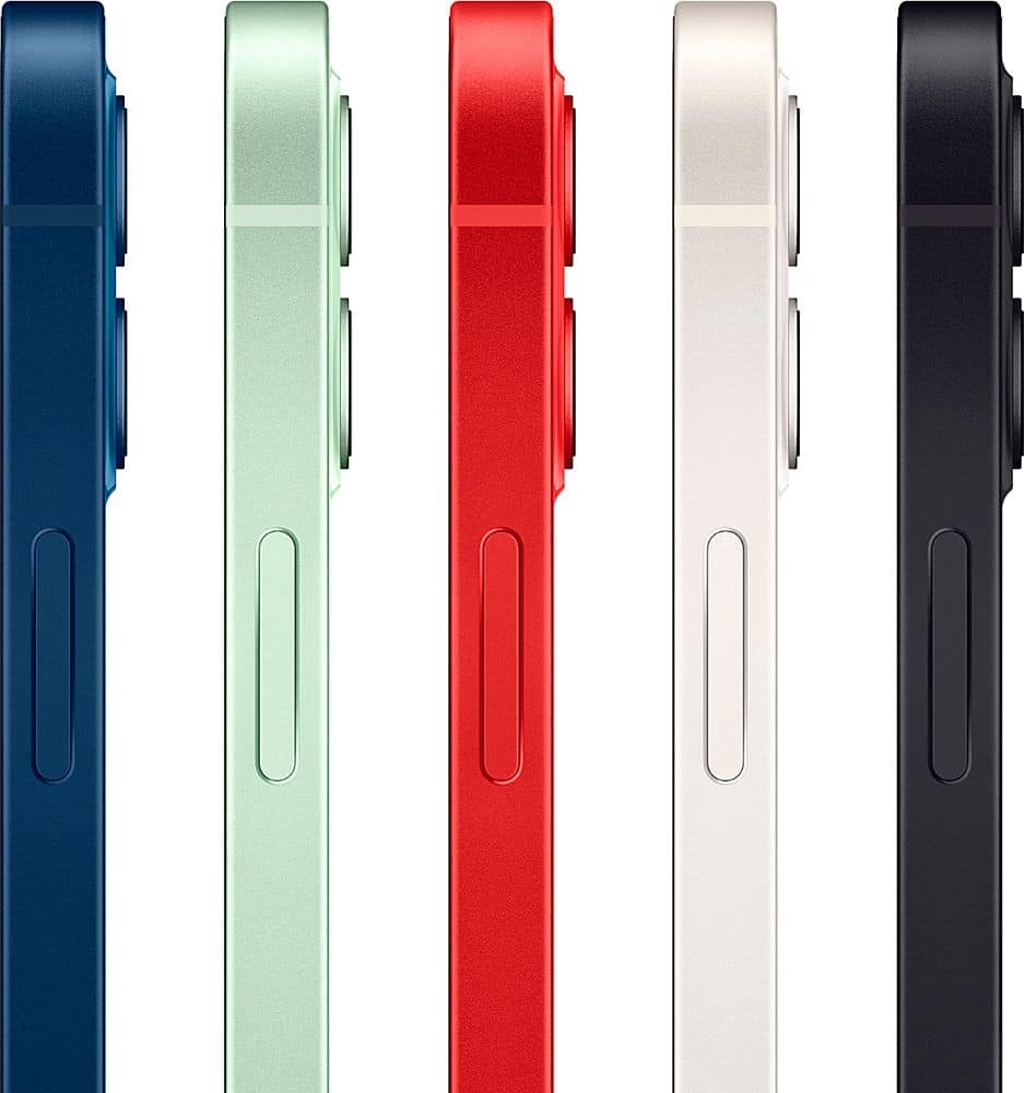 Alt View 13. Apple - Geek Squad Certified Refurbished iPhone 12 5G 128GB - Black.