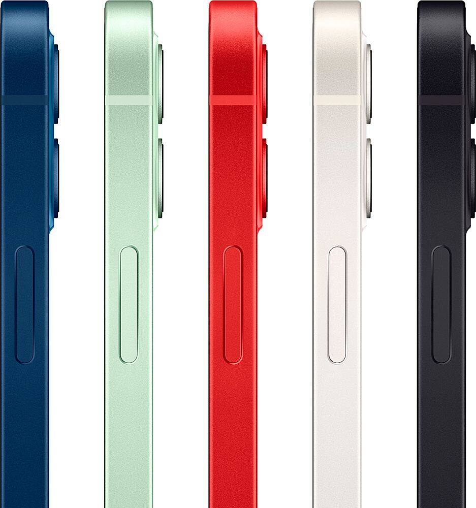 Alt View 13. Apple - Geek Squad Certified Refurbished iPhone 12 5G 128GB - Black.