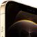 Alt View 11. Apple - Geek Squad Certified Refurbished iPhone 12 Pro Max 5G 256GB - Gold.