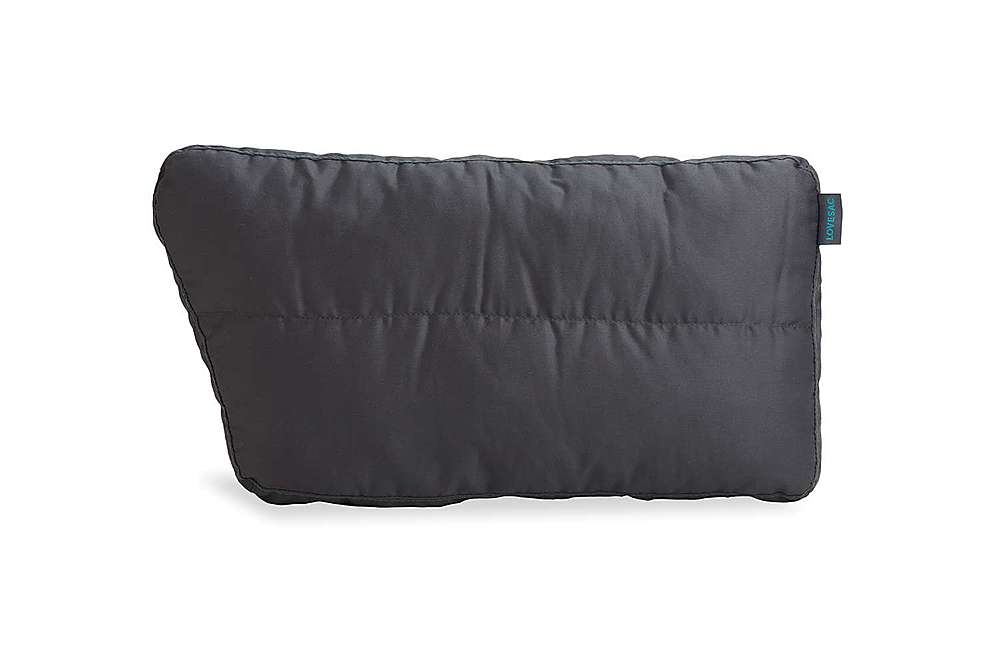 Lovesac 4 Seats (2 Storage) + 5 Angled Sides Corded Velvet & Standard Foam Sactional Charcoal