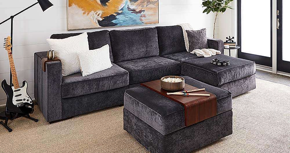 Best Buy: Lovesac 4 Seats (4 Storage) + 5 Angled Standard Sactional ...