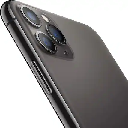 Front. Apple - Geek Squad Certified Refurbished iPhone 11 Pro with 64GB Memory Cell Phone (Unlocked) - Space Gray.
